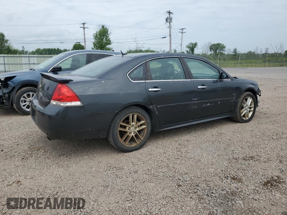 2014 Chevrolet Impala LTZ with VIN 2G1WC5E3XE1185115, listed as a Copart auction lot 60690785 with 119,947 mi miles and Salvage title. Bid and sale history available at DreamBid. Image 3.