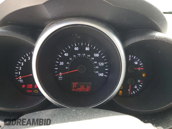 2012 Kia Soul + with VIN KNDJT2A62C7370999, listed as a Copart auction lot 53674095 with 290,938 mi miles and Clean Title. Bid and sale history available at DreamBid. Image 9.