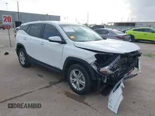 2021 GMC Terrain SLE with VIN 3GKALMEV1ML349365, listed as a IAAI auction lot 41565424 with 23,223 mi miles and . Bid and sale history available at carsss.com. Image 1.