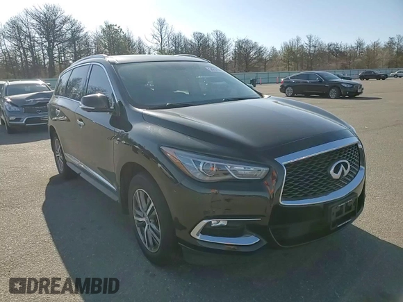 2017 Infiniti QX60 with VIN 5N1DL0MM6HC554882, listed as a Copart auction lot 54297515 with 82,996 mi miles and Salvage Title. Bid and sale history available at DreamBid. Image 14.