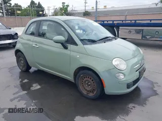 2012 FIAT 500 Pop with VIN 3C3CFFAR0CT339784, listed as a IAAI auction lot 42041899 with 1 mi miles. Bid and sale history available at carsss.com. Image 1.