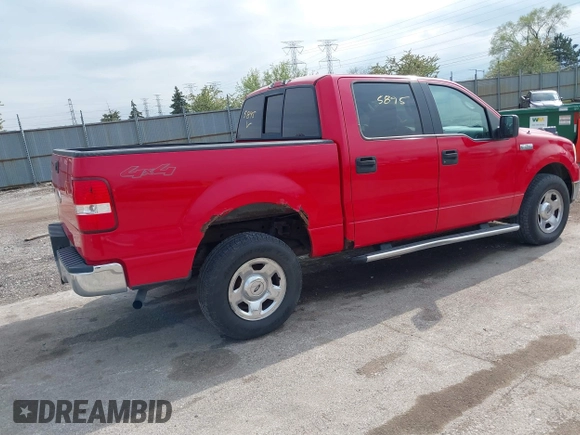 2005 Ford F-150 XLT with VIN 1FTPW14515KE57937, listed as a IAAI auction lot 42135895 with 172,872 mi miles. Bid and sale history available at carsss.com. Image 4.