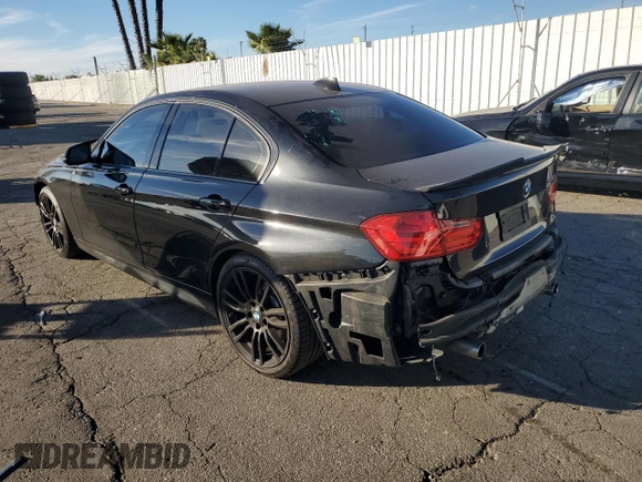 2014 BMW 3 Series 335i with VIN WBA3A9C50EF478734, listed as a Copart auction lot 83449634 with 107,723 mi miles and Salvage Title. Bid and sale history available at carsss.com. Image 2.