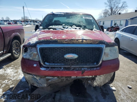 2008 Ford F-150 XL with VIN 1FTRF12W78KC74213, listed as a Copart auction lot 46517675 with 92,239 mi miles and Salvage title. Bid and sale history available at DreamBid. Image 5.