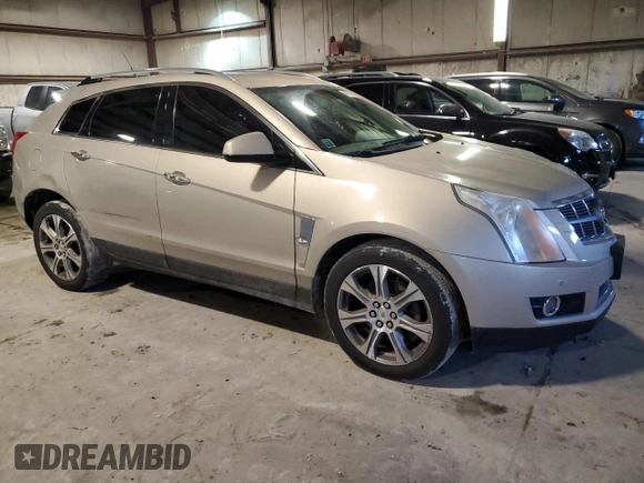 2012 Cadillac SRX Performance Collection with VIN 3GYFNEE39CS509166, listed as a Copart auction lot 46138575 with 191,572 mi miles and Salvage Title. Bid and sale history available at carsss.com. Image 4.