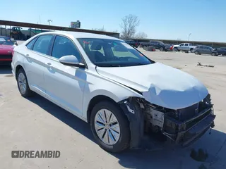 2019 Volkswagen Jetta S z VIN 3VWCB7BU6KM130183, wystawiony jako IAAI lot #41853337 z przebiegiem 82 406 mil mil oraz . Historia ofert i sprzedaży dostępna na DreamBid. Obrazek 1.