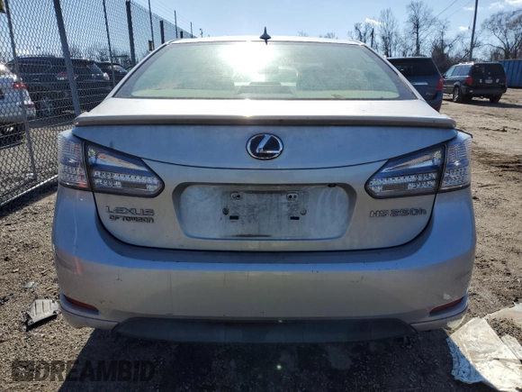2010 Lexus HS 250h with VIN JTHBB1BA2A2005882, listed as a Copart auction lot 45194235 with 201,356 mi miles and Clean Title. Bid and sale history available at DreamBid. Image 6.