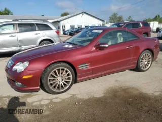 2008 Mercedes-Benz SL 550 z VIN WDBSK71F18F140886, wystawiony jako Copart lot #56830565 z przebiegiem Nie podano mil oraz Szkoda całkowita • Salvage title. Historia ofert i sprzedaży dostępna na DreamBid. Obrazek 1.