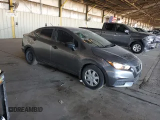 2020 Nissan Versa S with VIN 3N1CN8DV7LL903467, listed as a Copart auction lot 61682215 with 71,340 mi miles and Salvage title. Bid and sale history available at DreamBid. Image 4.