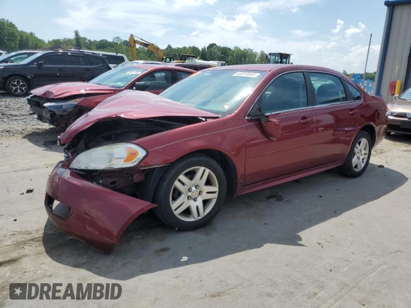 2011 Chevrolet Impala LT Fleet with VIN 2G1WG5EK1B1296529, listed as a Copart auction lot 63859995 with Not provided miles and Salvage title. Bid and sale history available at DreamBid. Image 1.