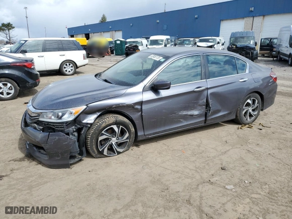 2016 Honda Accord Sedan LX with VIN 1HGCR2F37GA185766, listed as a Copart auction lot 53045175 with 123,193 mi miles and Clean Title. Bid and sale history available at carsss.com. Image 1.