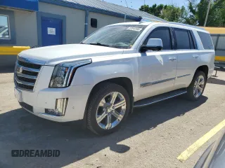 2018 Cadillac Escalade Luxury z VIN 1GYS4BKJ9JR249144, wystawiony jako Copart lot #57049105 z przebiegiem 77 250 mil mil oraz Szkoda całkowita • Salvage title. Historia ofert i sprzedaży dostępna na DreamBid. Obrazek 1.