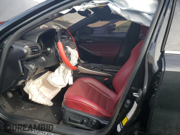 2020 Lexus IS with VIN JTHG81F29L5040816, listed as a Copart auction lot 45840415 with 103,121 mi miles and Salvage Title. Bid and sale history available at carsss.com. Image 7.