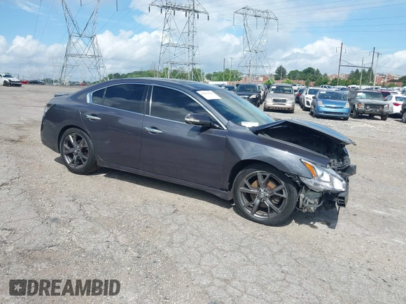 2013 Nissan Maxima SV z VIN 1N4AA5AP8DC838720, wystawiony jako IAAI lot #42653167 z przebiegiem 157 203 mil mil oraz . Historia ofert i sprzedaży dostępna na DreamBid. Obrazek 1.