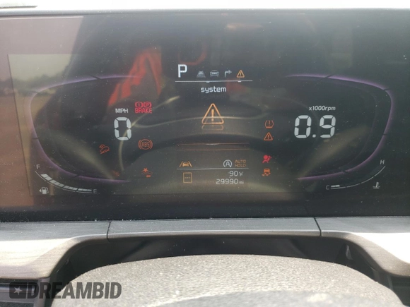 2023 Kia Telluride EX X-Line with VIN 5XYP3DGCXPG341343, listed as a Copart auction lot 60147165 with 29,990 mi miles and Salvage title. Bid and sale history available at DreamBid. Image 9.
