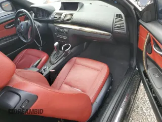 2010 BMW 1 Series 128i with VIN WBAUN1C58AVH82133, listed as a Copart auction lot 63510573 with Not provided miles and Salvage title. Bid and sale history available at DreamBid. Image 8.
