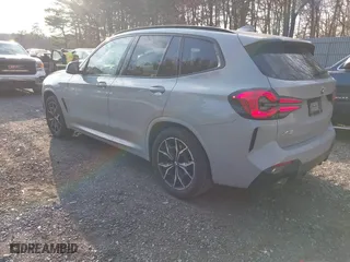 2023 BMW X3 xDrive30i with VIN 5UX53DP0XP9S84526, listed as a IAAI auction lot 41727224 with 34,307 mi miles. Bid and sale history available at carsss.com. Image 3.