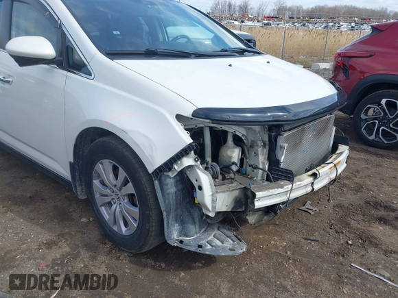 2014 Honda Odyssey EX-L with VIN 5FNRL5H63EB136541, listed as a IAAI auction lot 41866320 with 148,696 mi miles and . Bid and sale history available at DreamBid. Image 18.