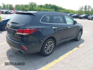 2017 Hyundai Santa Fe SE z VIN KM8SMDHF1HU213391, wystawiony jako IAAI lot #42415929 z przebiegiem 202 056 mil mil oraz . Historia ofert i sprzedaży dostępna na DreamBid. Obrazek 4.