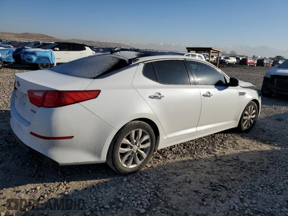 2015 Kia Optima EX with VIN 5XXGN4A76FG427869, listed as a Copart auction lot 47216675 with 159,614 mi miles and Salvage Title. Bid and sale history available at carsss.com. Image 3.