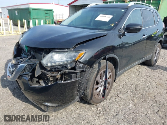 2016 Nissan Rogue SL with VIN 5N1AT2MV8GC870418, listed as a IAAI auction lot 42005368 with 61,063 mi miles and . Bid and sale history available at DreamBid. Image 20.
