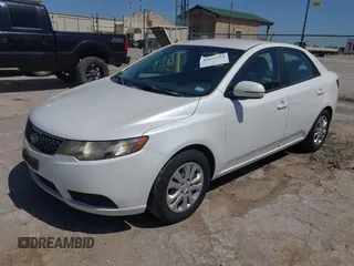 2013 Kia Forte EX with VIN KNAFU4A23D5726320, listed as a IAAI auction lot 42075154 with 160,416 mi miles. Bid and sale history available at carsss.com. Image 2.