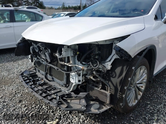 2020 Lexus RX with VIN 2T2JGMDA1LC045951, listed as a IAAI auction lot 41710829 with 52,320 mi miles. Bid and sale history available at carsss.com. Image 6.