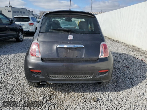 2014 FIAT 500 Sport with VIN 3C3CFFBR4ET291806, listed as a Copart auction lot 78082804 with 99,389 mi miles and Salvage Title. Bid and sale history available at carsss.com. Image 6.