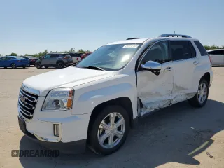 2016 GMC Terrain SLT z VIN 2GKFLPE30G6226218, wystawiony jako Copart lot #54984885 z przebiegiem 112 617 mil mil oraz Szkoda całkowita • Salvage title. Historia ofert i sprzedaży dostępna na DreamBid. Obrazek 1.