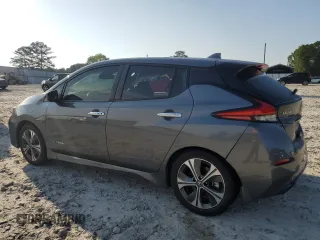 2019 Nissan LEAF SV with VIN 1N4AZ1CP7KC301168, listed as a Copart auction lot 57576085 with 31,755 mi miles and Salvage title. Bid and sale history available at DreamBid. Image 2.