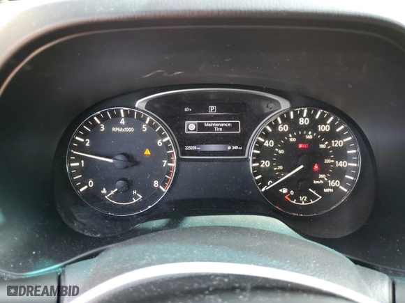 2016 Nissan Pathfinder SV with VIN 5N1AR2MN1GC663352, listed as a Copart auction lot 83157784 with 225,039 mi miles and Salvage Title. Bid and sale history available at carsss.com. Image 9.