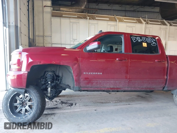 2018 Chevrolet Silverado 1500 LT with VIN 3GCUKREC0JG580317, listed as a IAAI auction lot 41868522 with 75,738 mi miles. Bid and sale history available at carsss.com. Image 14.