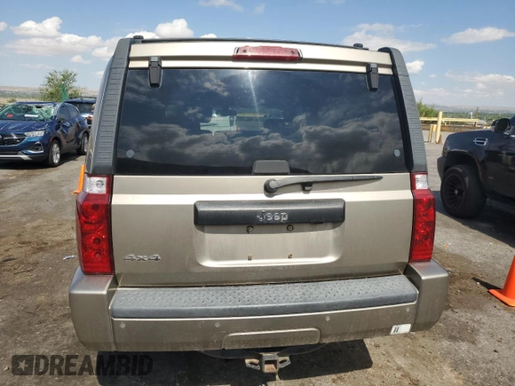 2006 Jeep Commander with VIN 1J8HG48K06C319278, listed as a Copart auction lot 60560225 with 122,920 mi miles and Salvage title. Bid and sale history available at DreamBid. Image 6.