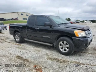 2014 Nissan Titan SV with VIN 1N6BA0CA5EN508322, listed as a Copart auction lot 58561645 with 98,227 mi miles and Salvage title. Bid and sale history available at DreamBid. Image 4.