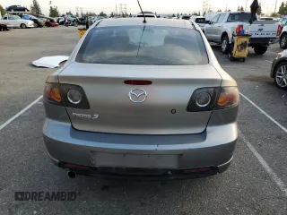 2006 Mazda 3 s with VIN JM1BK324761412942, listed as a Copart auction lot 84281714 with 198,645 mi miles and Salvage Title. Bid and sale history available at DreamBid. Image 6.