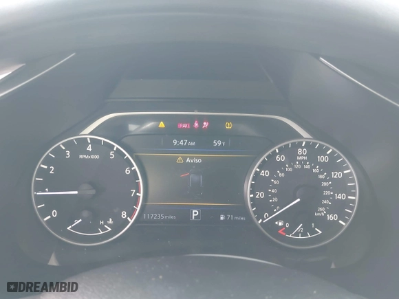 2016 Nissan Murano SV with VIN 5N1AZ2MG6GN116311, listed as a IAAI auction lot 41534948 with 117,235 mi miles. Bid and sale history available at carsss.com. Image 7.
