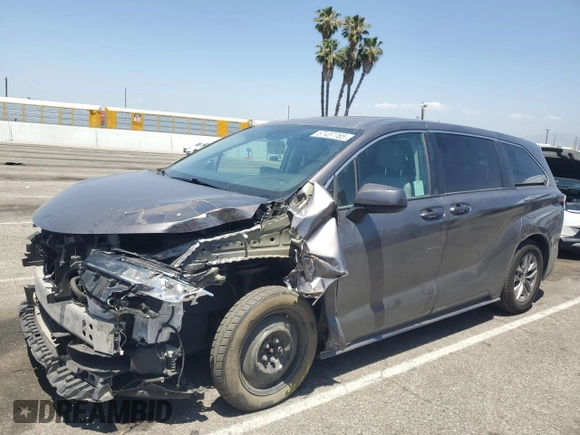 2022 Toyota Sienna LE z VIN 5TDKRKECXNS076178, wystawiony jako Copart lot #57437765 z przebiegiem 42 497 mil mil oraz Szkoda całkowita • Salvage title. Historia ofert i sprzedaży dostępna na DreamBid. Obrazek 1.