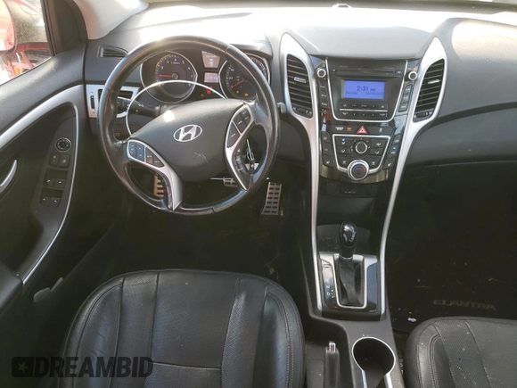 2013 Hyundai Elantra GT with VIN KMHD35LE0DU145790, listed as a Copart auction lot 80953214 with 190,730 mi miles and Salvage Title. Bid and sale history available at carsss.com. Image 8.