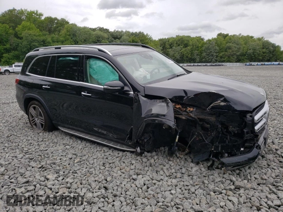 2021 Mercedes-Benz GLS with VIN 4JGFF5KE8MA441417, listed as a Copart auction lot 56951563 with 30,159 mi miles. Bid and sale history available at carsss.com. Image 4.