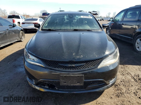 2016 Chrysler 200 S with VIN 1C3CCCBG7GN192986, listed as a Copart auction lot 48104005 with 165,724 mi miles and Clean Title. Bid and sale history available at carsss.com. Image 5.