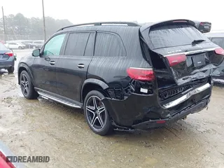 2024 Mercedes-Benz GLS with VIN 4JGFF5KEXRB085487, listed as a IAAI auction lot 40887211 with 26,042 mi miles. Bid and sale history available at carsss.com. Image 3.