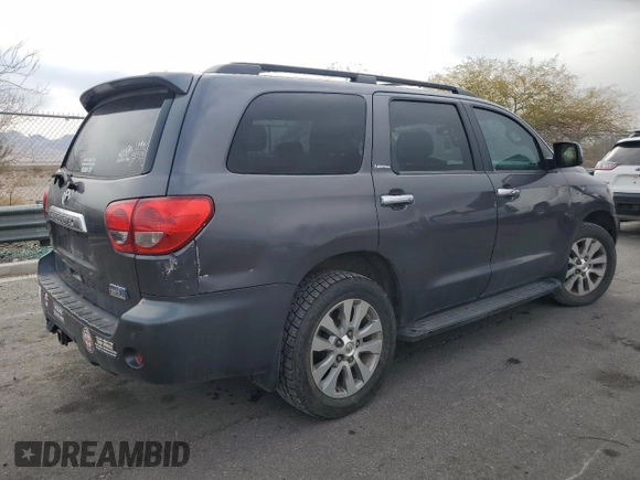 2012 Toyota Sequoia Limited with VIN 5TDJY5G1XCS068137, listed as a Copart auction lot 42330965 with 178,017 mi miles and Salvage Title. Bid and sale history available at carsss.com. Image 3.