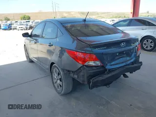 2012 Hyundai Accent GLS with VIN KMHCU4AE5CU246327, listed as a IAAI auction lot 42124657 with 139,287 mi miles. Bid and sale history available at carsss.com. Image 3.