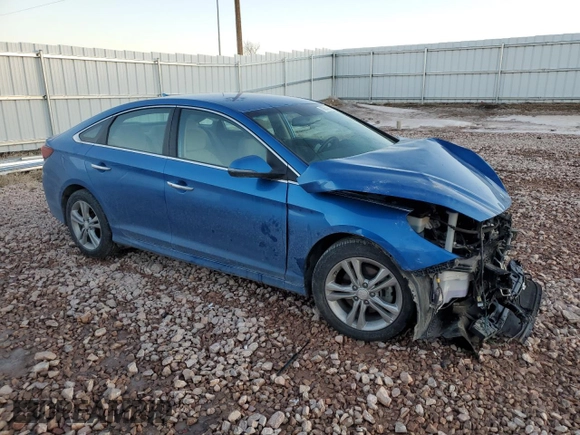 2018 Hyundai Sonata SEL with VIN 5NPE34AF3JH657838, listed as a Copart auction lot 43054945 with Not Provided miles and Salvage Title. Bid and sale history available at DreamBid. Image 4.