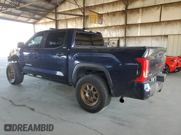 2022 Toyota Tundra SR5 with VIN 5TFLA5DB3NX028618, listed as a Copart auction lot 61807005 with 9,797 mi miles and Salvage title. Bid and sale history available at DreamBid. Image 2.