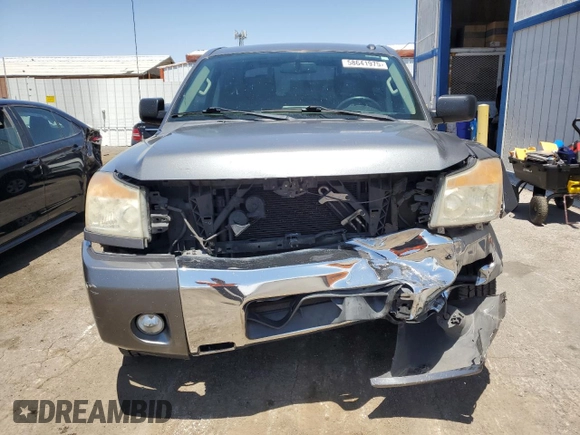 2014 Nissan Titan SV with VIN 1N6AA0ED2EN513724, listed as a Copart auction lot 58641975 with 221,961 mi miles and Salvage title. Bid and sale history available at DreamBid. Image 5.