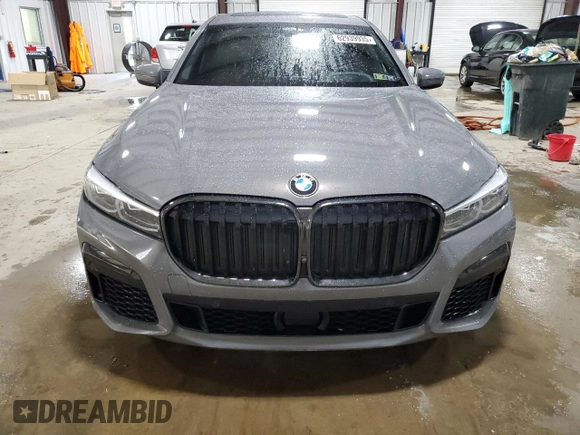 2021 BMW 7 Series 750i xDrive with VIN WBA7U2C0XMCF73616, listed as a Copart auction lot 62939935 with 57,052 mi miles and Salvage title. Bid and sale history available at DreamBid. Image 5.