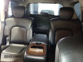 2017 Infiniti QX80 with VIN JN8AZ2NE1H9154366, listed as a Copart auction lot 59975204 with 130,499 mi miles and Salvage Title. Bid and sale history available at carsss.com. Image 10.