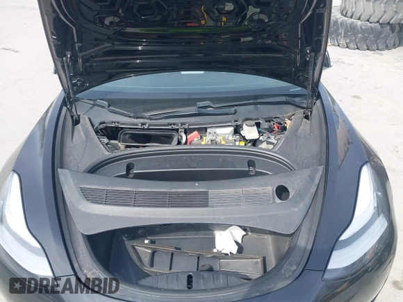 2020 Tesla Model 3 Standard Range Plus with VIN 5YJ3E1EAXLF643807, listed as a IAAI auction lot 41789406 with 49,256 mi miles. Bid and sale history available at carsss.com. Image 10.