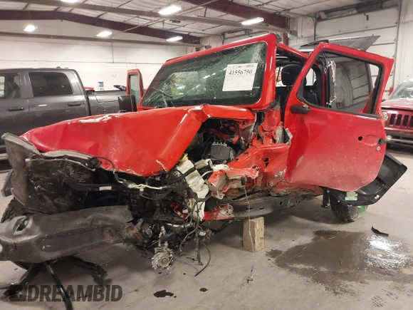 2019 Jeep Wrangler Sport S with VIN 1C4GJXAG4KW646013, listed as a IAAI auction lot 41556750 with 44,911 mi miles and . Bid and sale history available at DreamBid. Image 18.